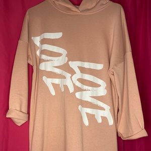 Long sleeved “Love” top.